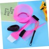 FRCOLOR 6pcs Rose Hair Dye Kit Hair Coloring Tools Set