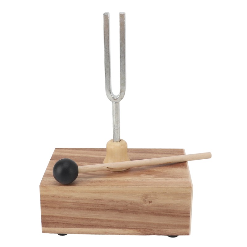 Tuning Fork Set with Wooden Resonator Box Rubber Hammer 512HZ