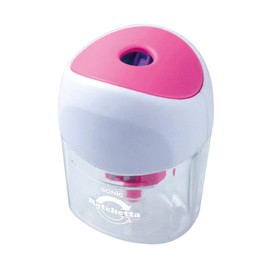 Sonic Ratchetta One Pink Handy Pencil Sharpener, Body Size: 1.6 x 2.0 x 1.4 inches (40 x 51 x 36 mm), 0.6 oz (16 g)