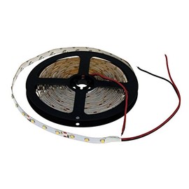 LED Tape Light, White Base, 16.4 ft (5 m), 300 SMD, Front-Lit, 12V