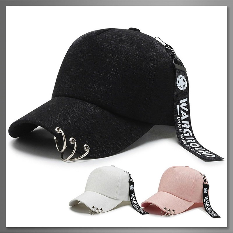 Buzz Selection CAP282 Cap, Hat, Logo, Charm, Ring, Outdoor, Men's,