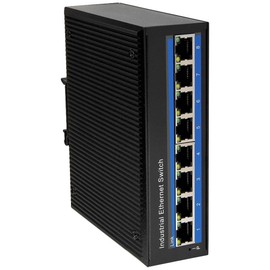 LogiLink NS201 Industrial Fast Ethernet Switch, 8-Port 10/100 Mbps