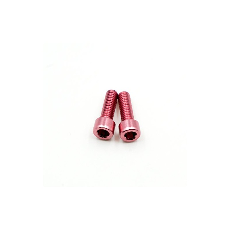 KustomCaps Water Bottle Cage Bolts (Pair) (Pink)