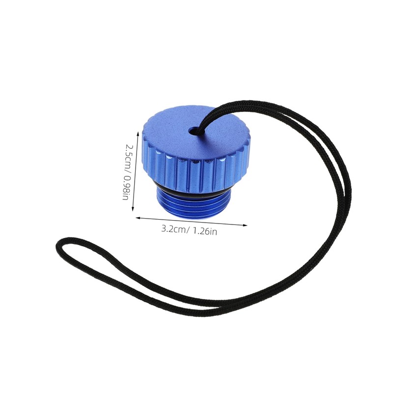 BESPORTBLE Oxygen Bottle Dust Plug Scuba Tank Valve Cap Air