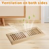 Landical 8 Pcs Red Oak Wood Floor Register Vent 4