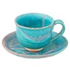 Marui Seitou Shigaraki-Yaki Hechimon Cup & Saucer Capacity Approx. 210ml