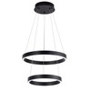 MADEM Room Decor Modern LED Pendant Light 2-Ring Circular Contemporary