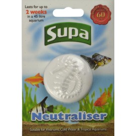 Supa Neutraliser Block (Pack of 12), Slow Release Block That Will Assist In Neutralising The Aquarium Water, Can Be Used In A Vivarium To Produces A Calcium Rich Environment For Turtles and Terrapins