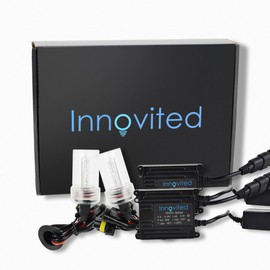 Innovited H16 6000K HID Xenon bulb bundle with 2 x 35W Slim AC Digital Ballast - Diamond White