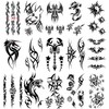 Oottati 15 Sheets Small Cute Hand Arm Temporary Tattoo Stickers