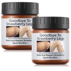 FTKV Strawberry Skin TreatmentC Strawberry Legs Resurfacing Cream, Ultra Strength Exfoliating Body Lotion for Rough & Bumpy Skin, Body Care moisturizer for Women (2)