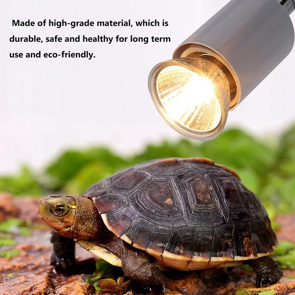 eecoo Luz de Reptil UVA + UVB, Bombilla de Lámpara