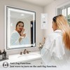 Wansi Shine LED Bathroom Mirror: 40x32 Inch LED Bathroom Vanity