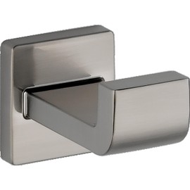 Delta 77535-SS Ara Single Towel Hook Bath Hardware Accessory in Stainless Steel