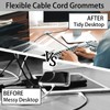 2 Inch(50mm) Desk Grommet,13 Pieces Wire Grommet, Desk Hole Cover