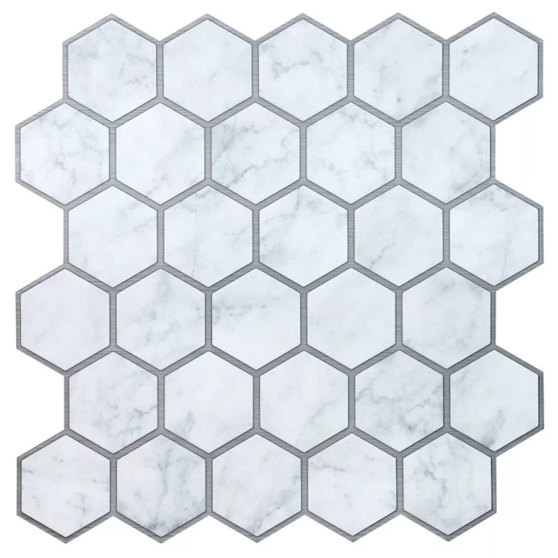 MAIN STREET WALL CREATIONS Peel Stick 8"x8" Art Wall Tile