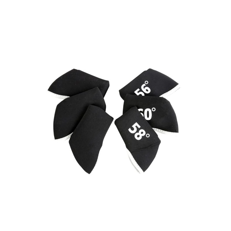 Golf Club Wedge Head Covers 6 Piece Set 48, 52,