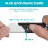 DURATECH 2-Pack Folding Utility Knife, Mini Box Cutter with Safety