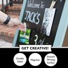 Ilyapa Wooden A-Frame Sign with Eraser & Chalk - 21