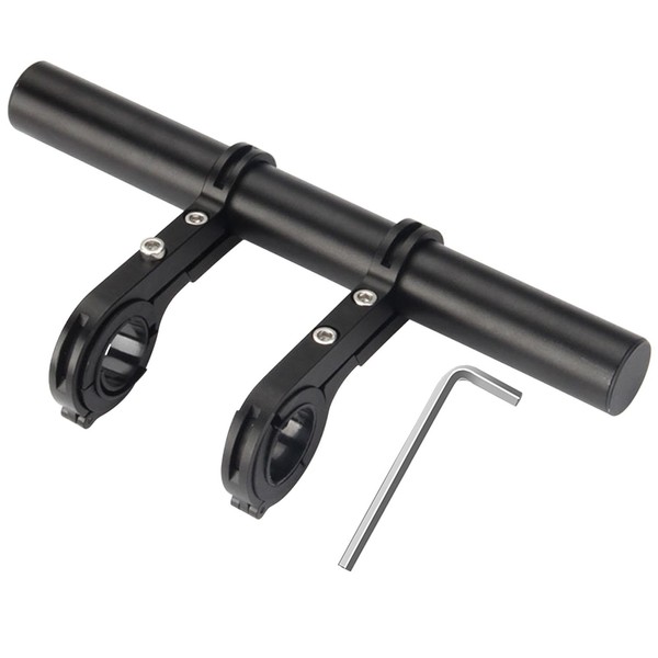 KLOP256 Extension de guidon de vélo, 30 cm, avec clé hexagonale, support de guidon en alliage d'aluminium pour GPS, appareil photo, lampe de poche, smartphones