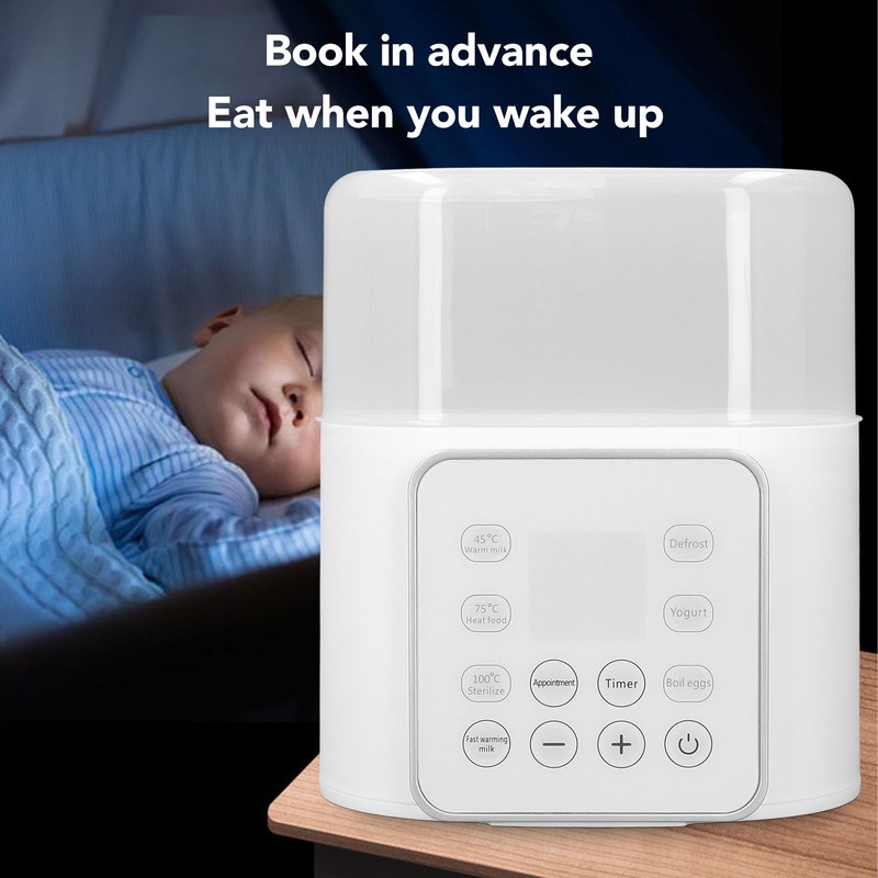 2 In 1 Double Bottle Heater Multi Functional Cleaning Automatic