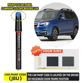 Carhoo J8U Quartz Blue Pearl Compatible with Subaru Exact Match Touch Up Paint Pen