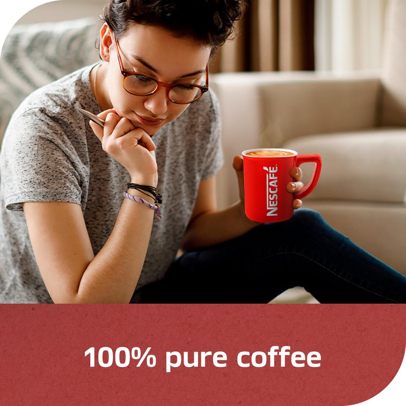 NESCAFÉ CLÁSICO Instant Coffee, Dark Roast Coffee, 1 Jar (10.5