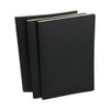 3 Pcs A5 Sketch Notebooks Blank Sketch Books Black Kraft