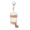 Jellycat Amuseable Coffee-To-Go Bag Keychain, Coffee-to-go, S