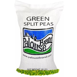 Palouse Brand Certified Glyphosate Residue Free Palouse Brand Green Split Peas, 18 LBS