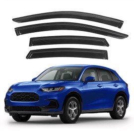KPY Window Visor Compatible with Honda HR-V 2023-2025 (HRV), 4PC Rain Guard Side Window Vent Deflectors Tape-On Style, 2023 2024 2025