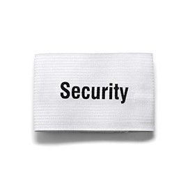 Sportacular Gear Security Armband Sets (5 or 10 Pieces) with Velcro Fastening, White, Individually Adjustable, Folder Armband Binding (10)