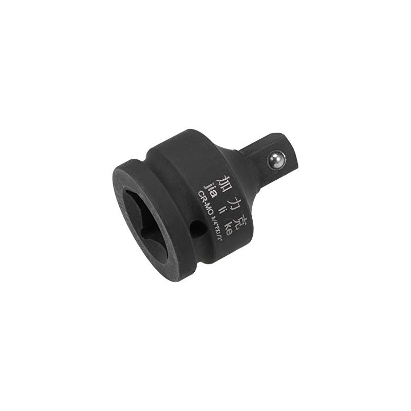 sourcing map 3/4" Drive (Female) x 1/2" (Male) Impact Socket