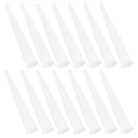 30 Pcs Plastic Caulk Nozzle Caulking Gun Extender Caulk Gun Tip Tool Caulk Nozzle Applicator Standard Caulk Tip Replacement Nozzle Extension Tool for Sausage Caulking Gun