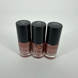 Maybelline New York 3 PACK Maybelline Color Show Nail Lacquer Polish 205 PETAL PUSH 0.23 fl oz x3