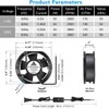 GDSTIME Axial Fan 17251, 110V 120V AC 172mm x 150mm
