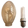 greenandco® E27 B75 LED Vintage Retro Filament Bulb Edison Style