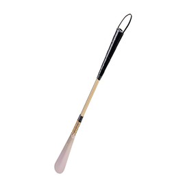 NOVA Extra Long 24” Shoe Horn, Lightweight Metal with Flexible Spring Foot Guide