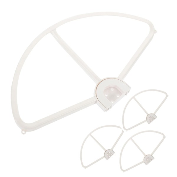FELTECHELECTR 4pcs White Quick Release Propeller Guards for Protective Bumpers