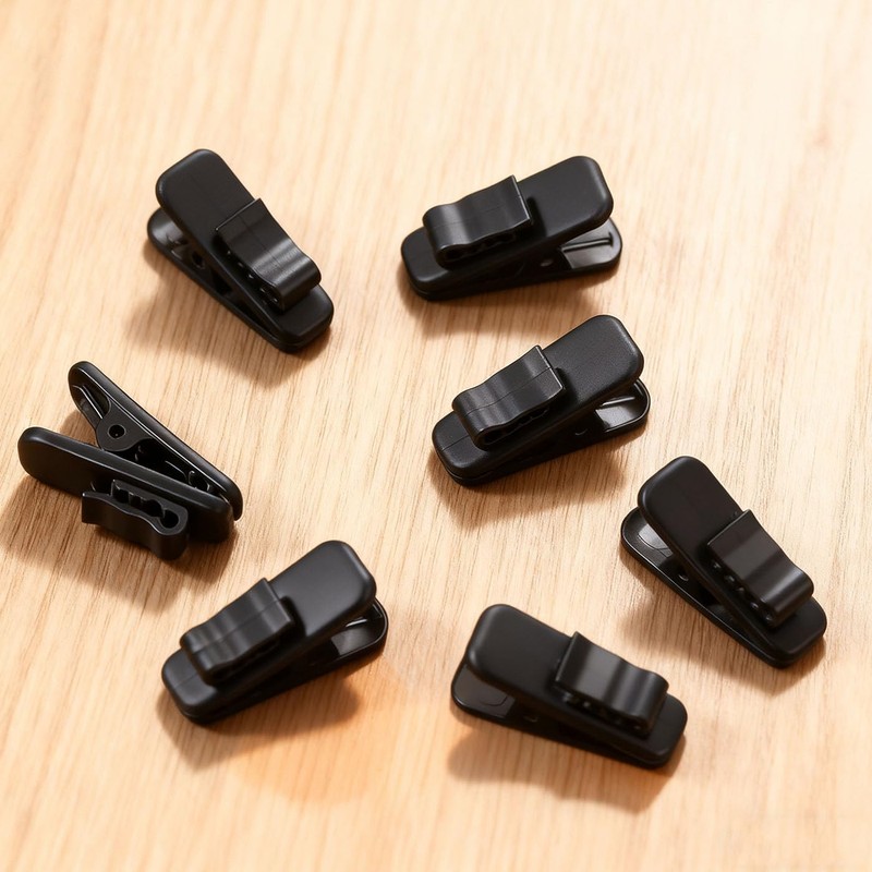 BRIIKPP 4 Pack Earphone Clip for Thick Cable Headphone Mic