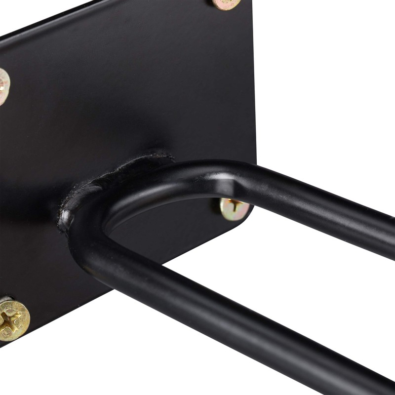 Relaxdays 2 x Tool Holder Wall Mount, Double Hook, Broom