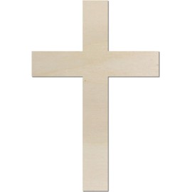 Kleenes Traumhandel Beautiful Wooden Cross - Church Easter - Ideal as Decoration - up to 60 cm - for Wall and Door (30 cm)