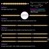 6Pcs Under Cabinet Lights Kit,Music Sync Color Changing LED Lights