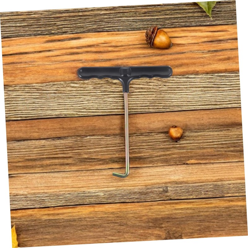 BESPORTBLE 10pcs T Shaped Trampoline Hook Stainless Steel Spring Assembly