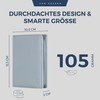 VON HEESEN Men's Leather Wallet with RFID Protection - Genuine