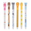 Pack of 6 Erasable Gel Pens with Black Ink |