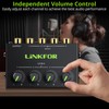LiNKFOR 4 Channel Stereo Audio Mixer CX400 Metal Shell Support