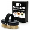 SERRENTO Dry Body Brush Handheld - Massage Tool Skin Brush
