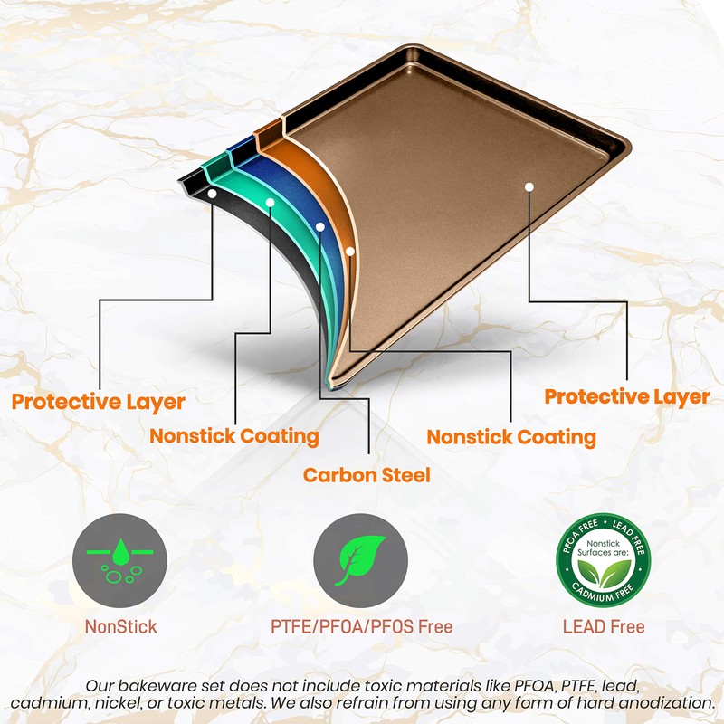 NutriChef Nonstick XL Cookie Sheet Baking Pan - Extra Large