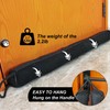 Heavy Duty Door Draft Stopper-Weighted Door Bottom Weather Stripping Noise